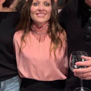 Gucci silk pink blouse